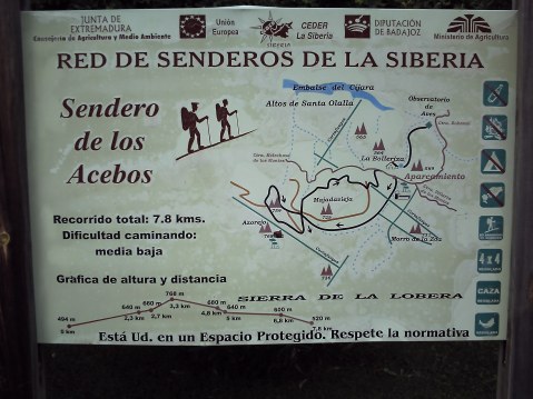 Ruta Los Acebos en la Reserva Nacional de Cíjara.